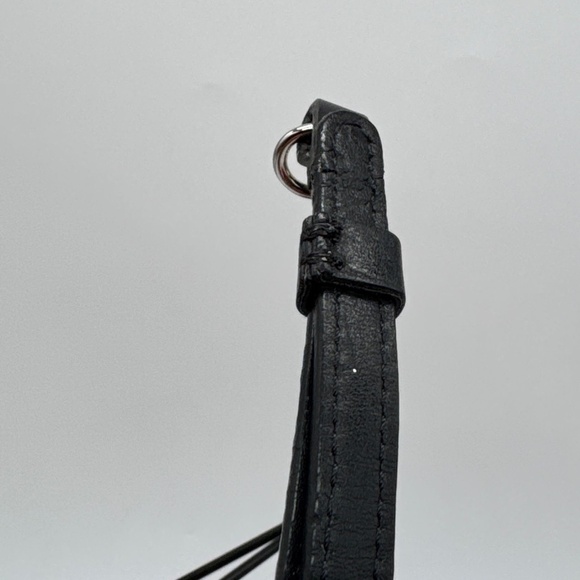 Moncler Authentic Leather Black Crossbody Waist Bag - Picture 7 of 16